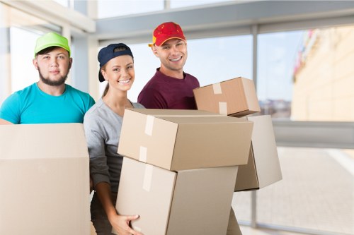 Office furniture transport and setup