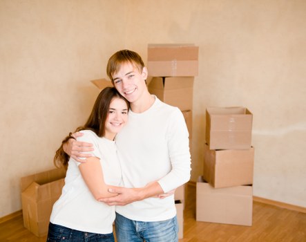 Removal company transporting household items in south-west London