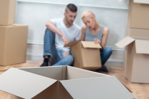 Commercial removals support for an office move near Merton Park