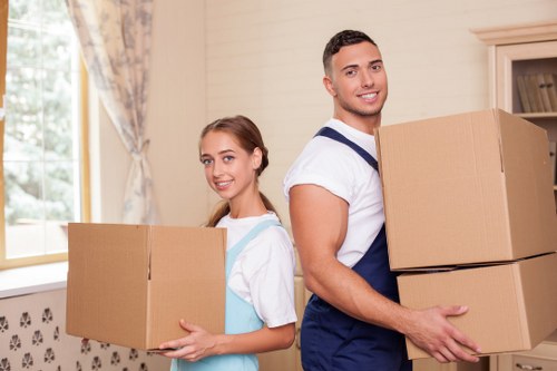 Local moving truck service for homes and businesses in Merton Park