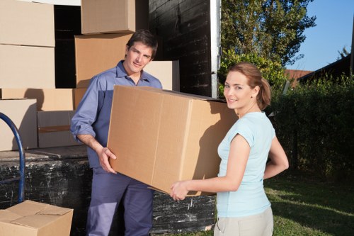 Commercial moving support for businesses in Merton Park
